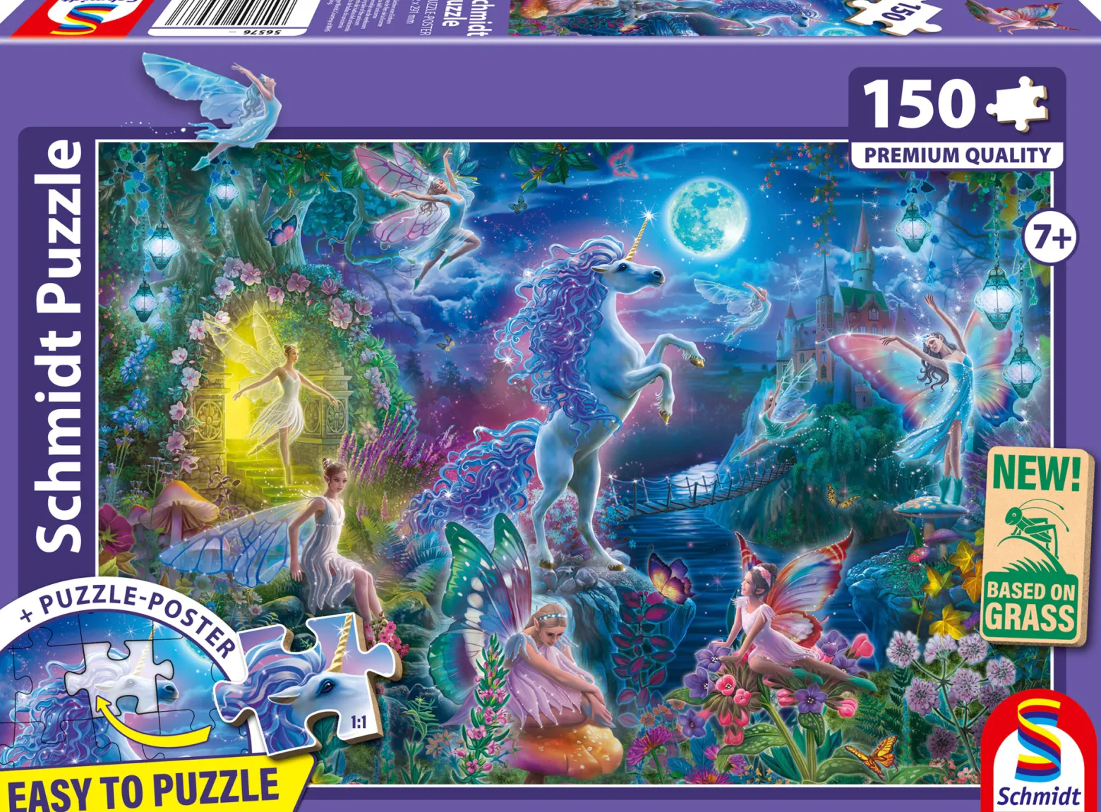 PQ Puzzle 150 el. Bajka o jednorożcu