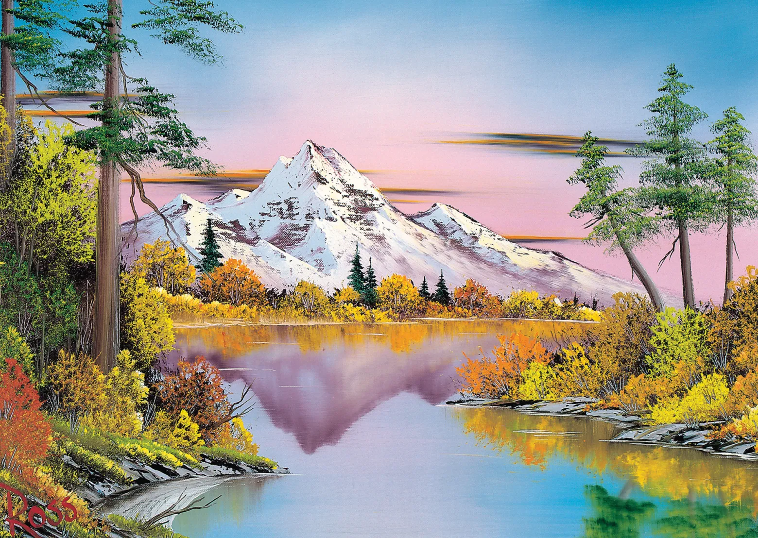 PQ Puzzle 1000 el. BOB ROSS Odbicie w tafli wody