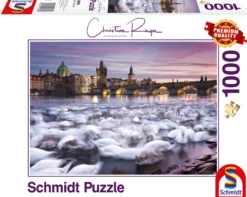 PQ Puzzle 1000 el. CHRISTIAN RINGER Praskie łabędzie
