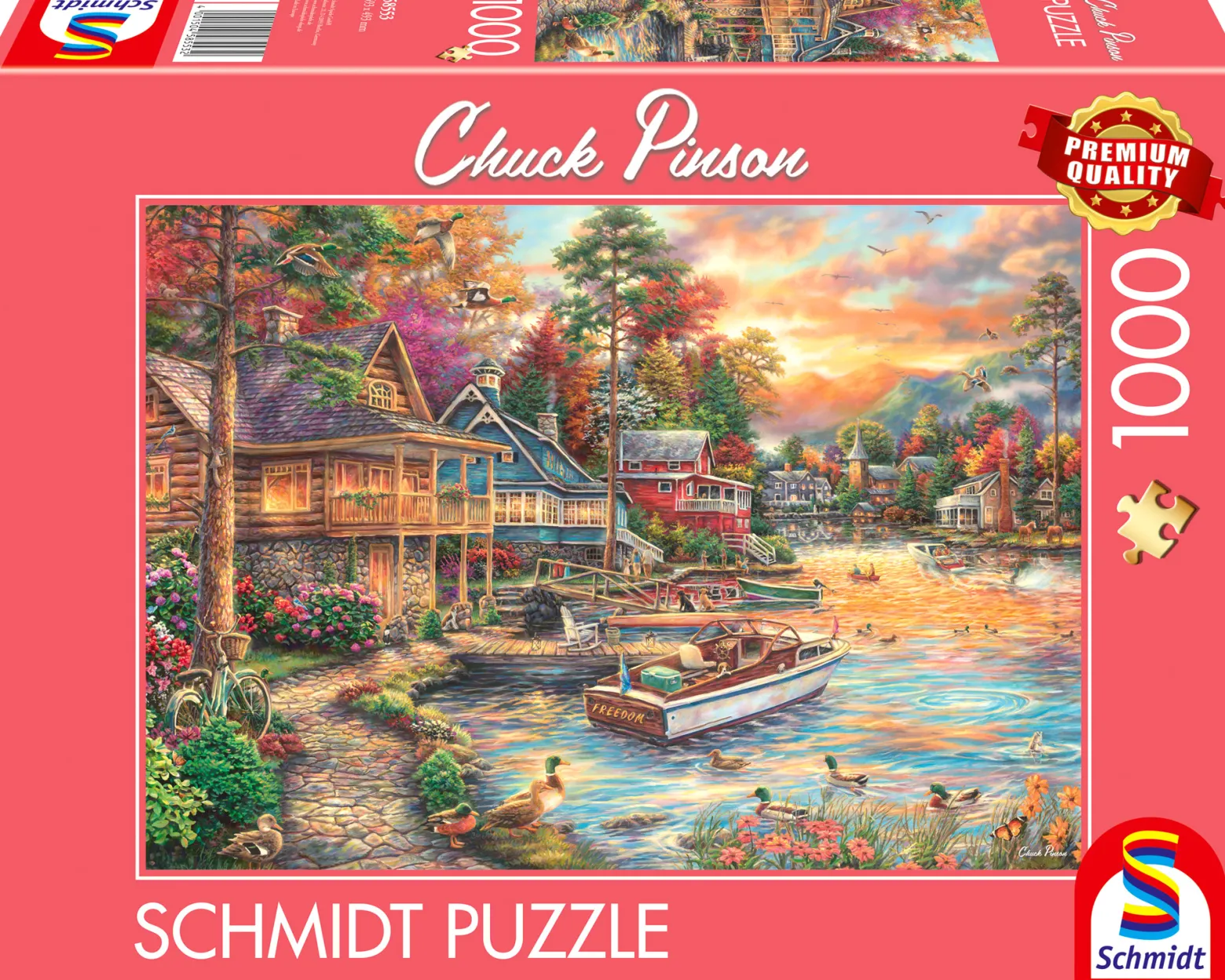 PQ Puzzle 1000 el. CHUCK PINSON Domek na wakacje