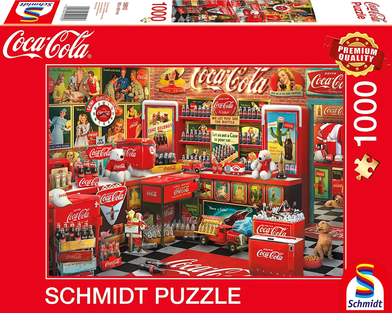 PQ Puzzle 1000 el. COCA-COLA Nostalgia