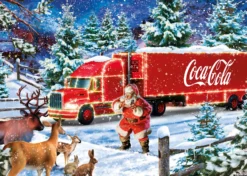 PQ Puzzle 1000 el. COCA-COLA Świąteczna ciężarówka