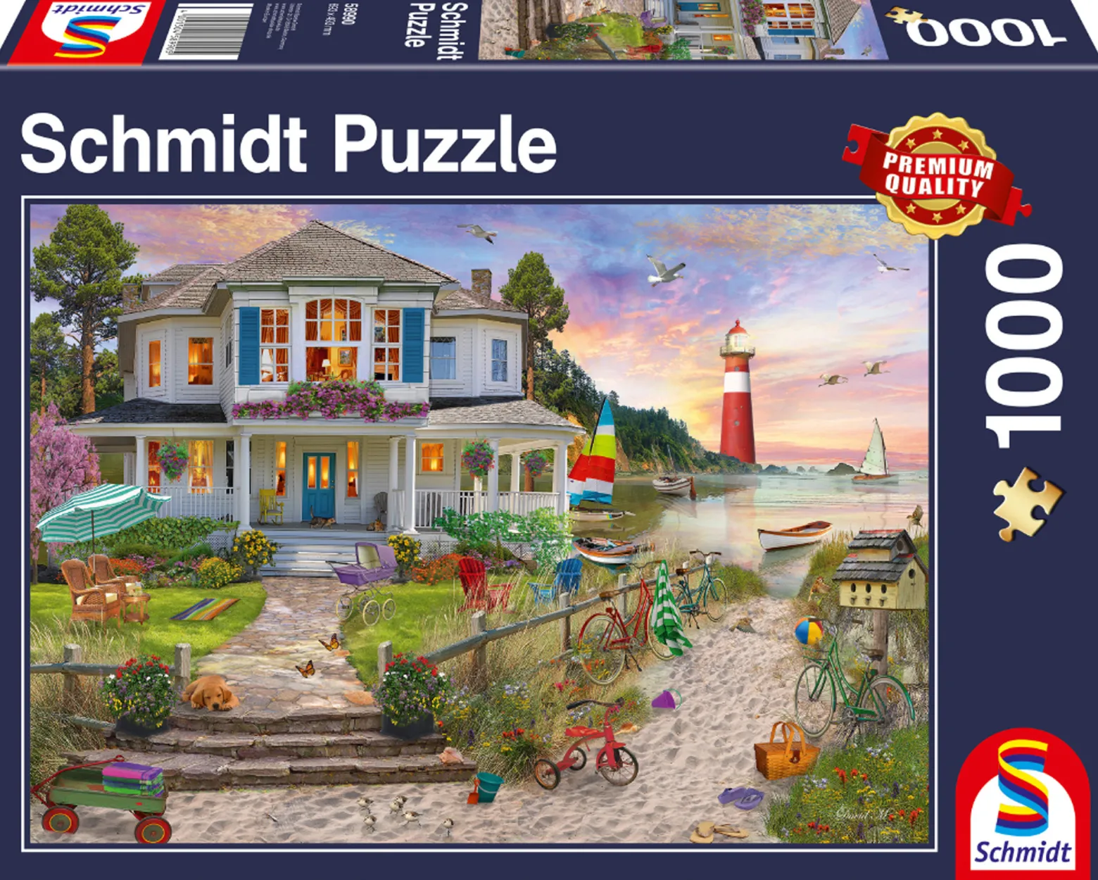 PQ Puzzle 1000 el. Dom na plaży