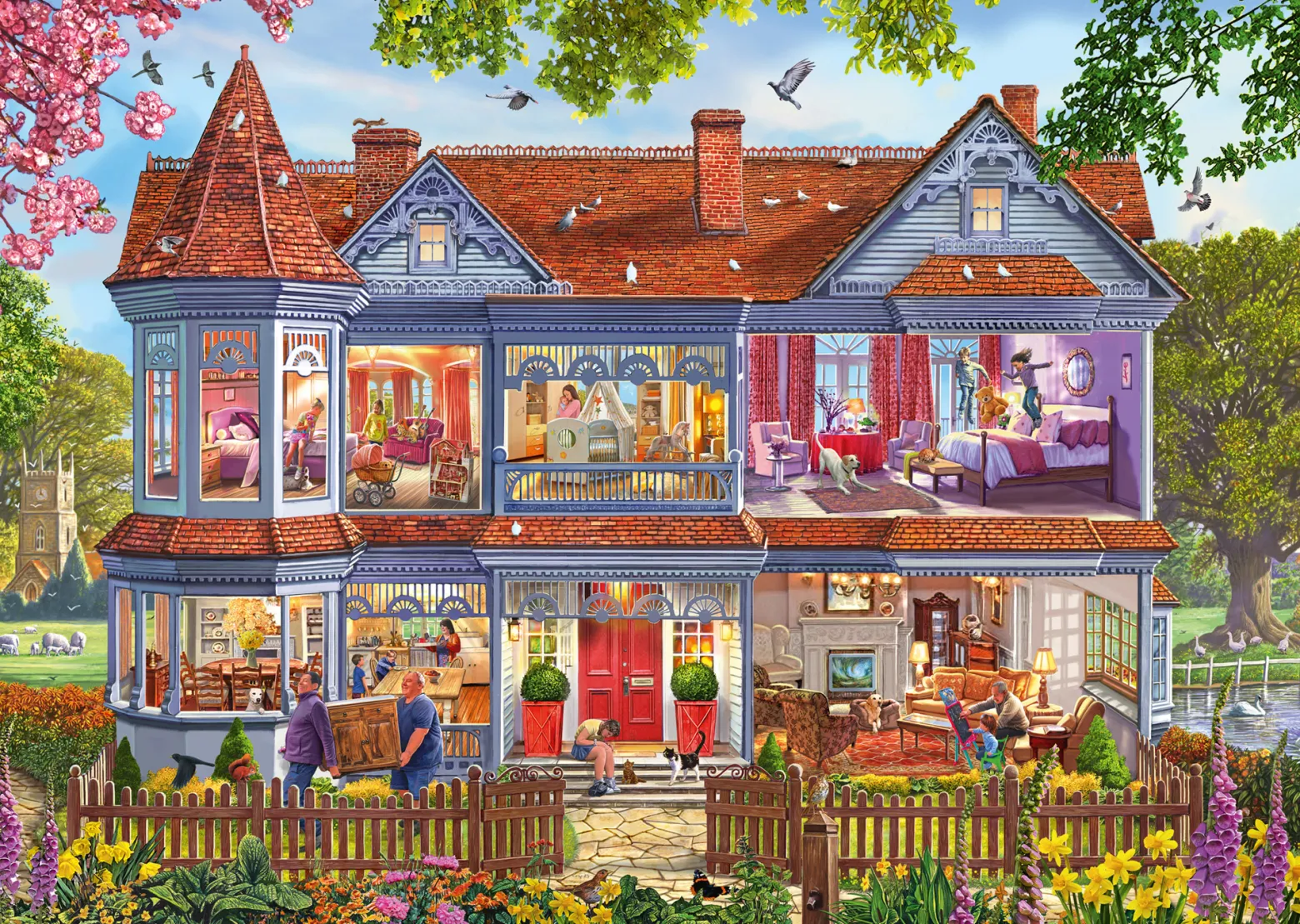 PQ Puzzle 1000 el. Dom rodzinny