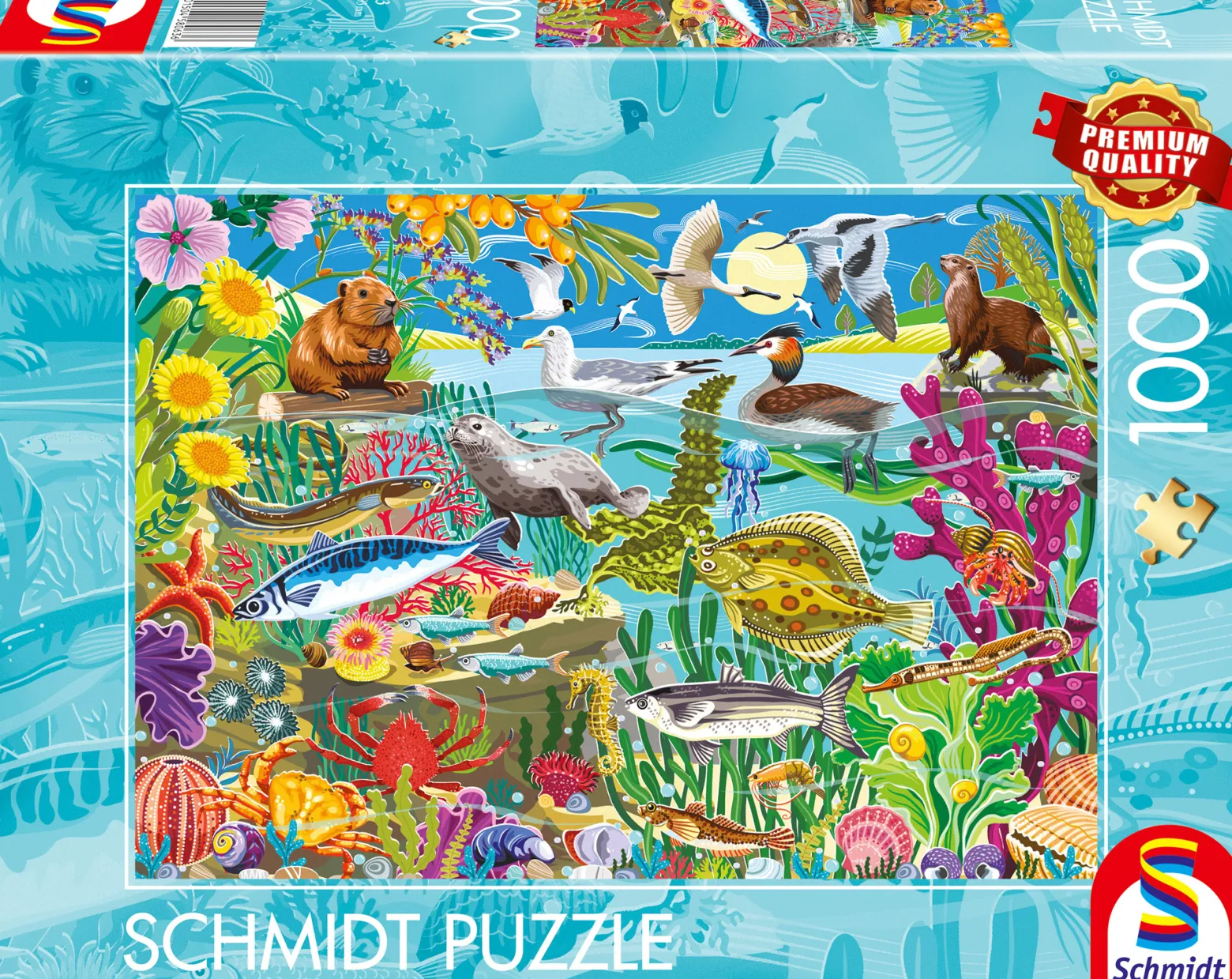 PQ Puzzle 1000 el. Flora i fauna wybrzeży