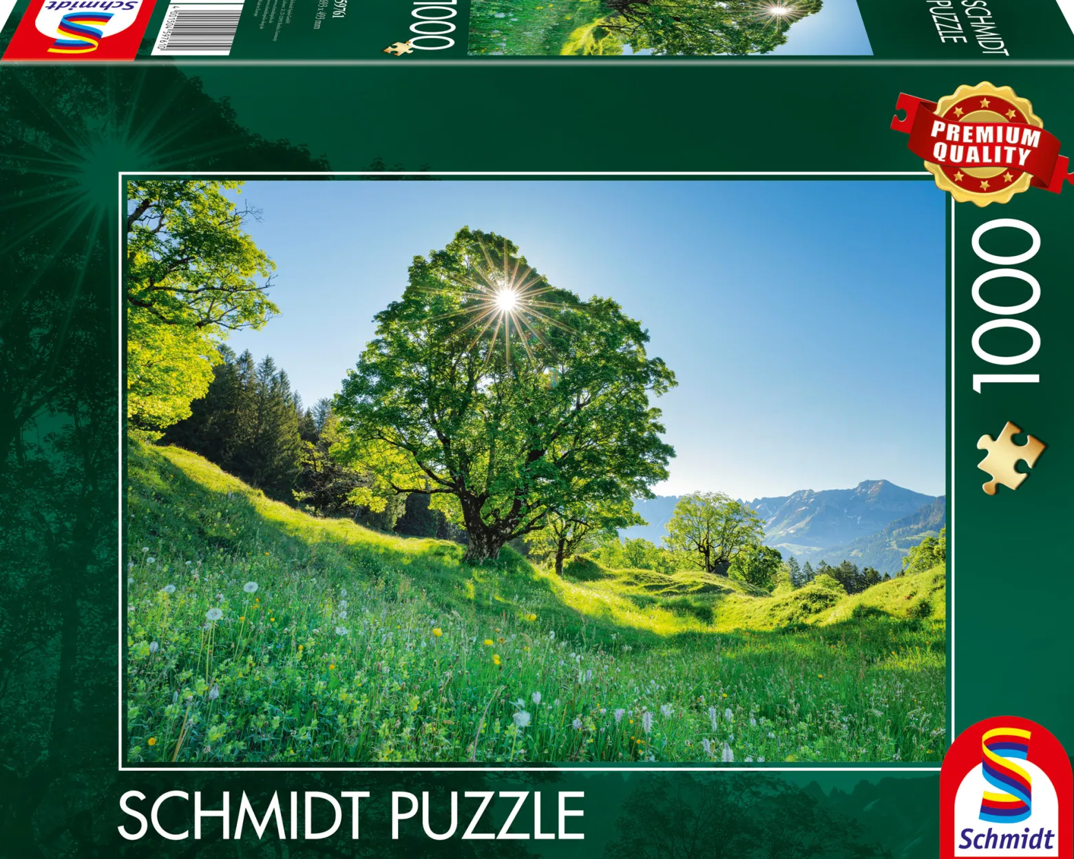 PQ Puzzle 1000 el. Góra Ahorn / Szwajcaria