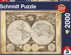 PQ Puzzle 2000 el. Historyczna mapa świata