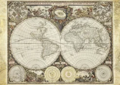 PQ Puzzle 2000 el. Historyczna mapa świata
