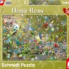 PQ Puzzle 1000 el. ILONA RENY Papugi w dżungli