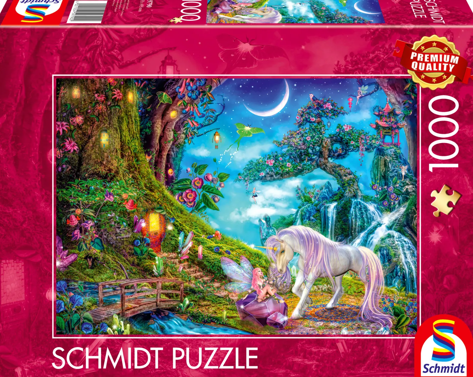 PQ Puzzle 1000 el. Jednorożec i wróżka