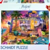 PQ Puzzle 1000 el. JEFF HAYNIE Mobilny domek przy plaży