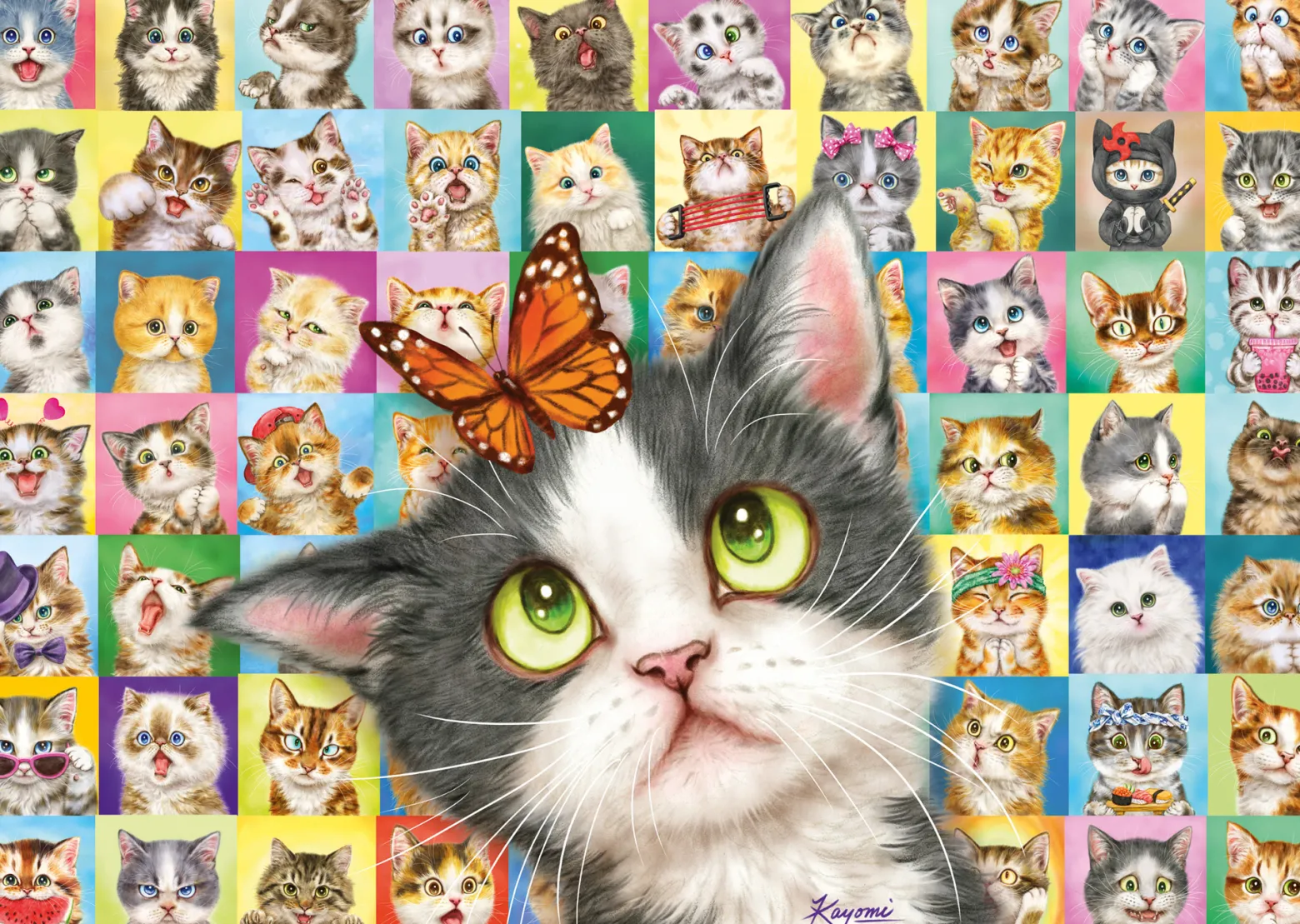 PQ Puzzle 1000 el. Kocia mimika