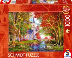 PQ Puzzle 1000 el. Kościółek w lesie