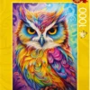 PQ Puzzle 1000 el. Kolorowa sowa