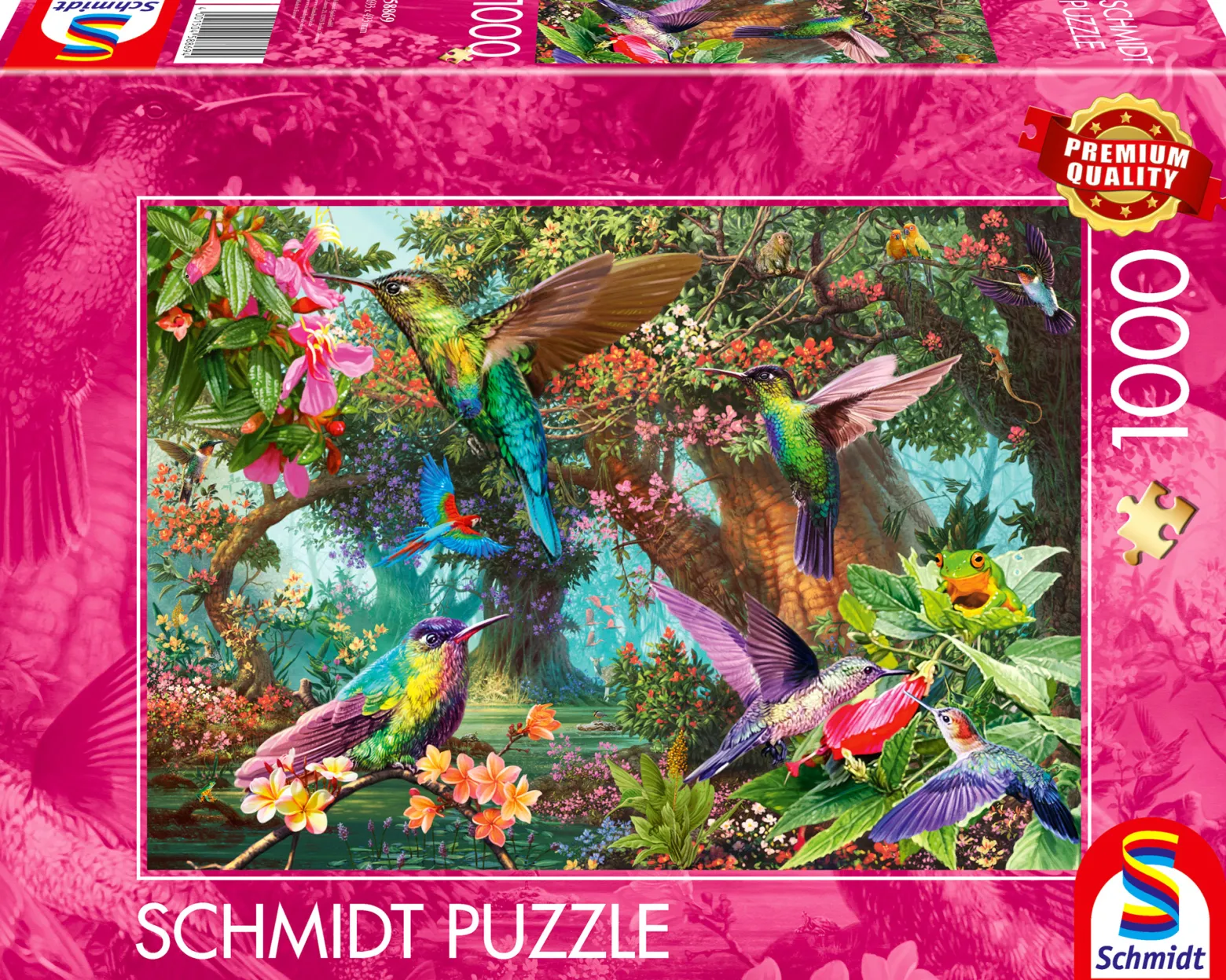 PQ Puzzle 1000 el. Kolorowe kolibry