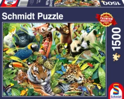 PQ Puzzle 1500 el. Kolorowy świat zwierząt