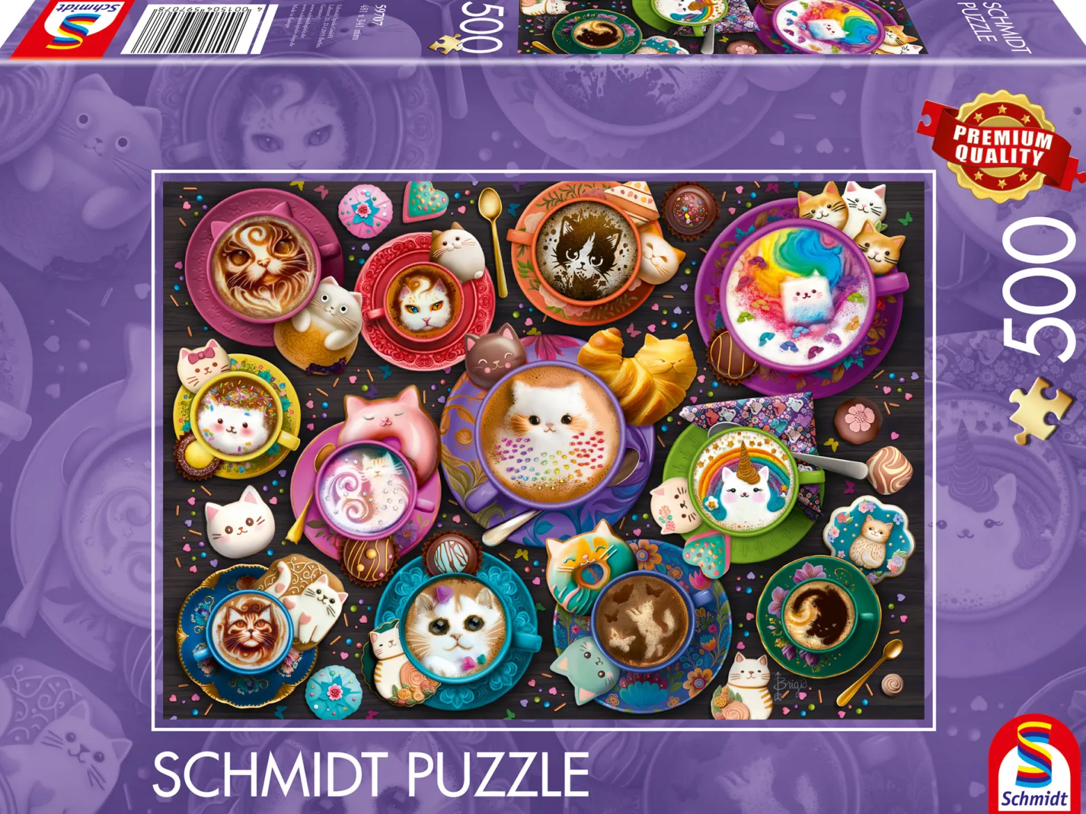 PQ Puzzle 500 el. Kotppuccino