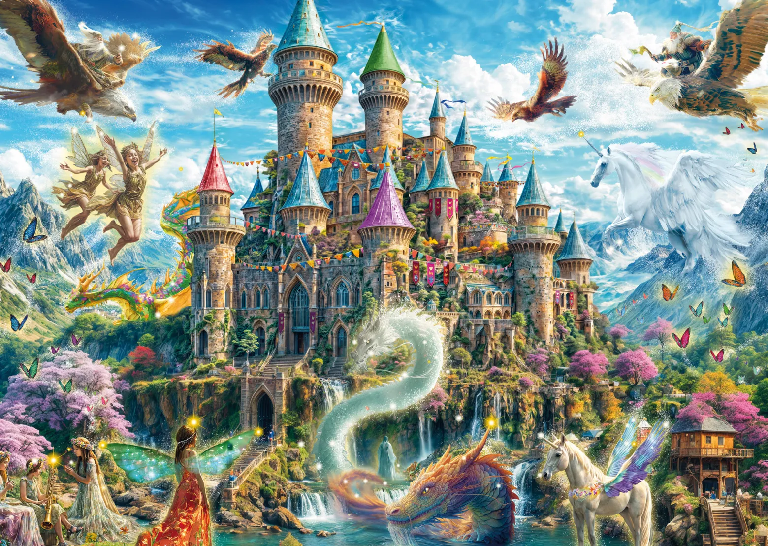 PQ Puzzle 1000 el. Kraina wyobraźni