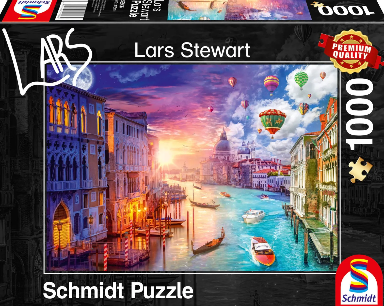 PQ Puzzle 1000 el. LARS STEWART Wenecja (Dzień / Noc)