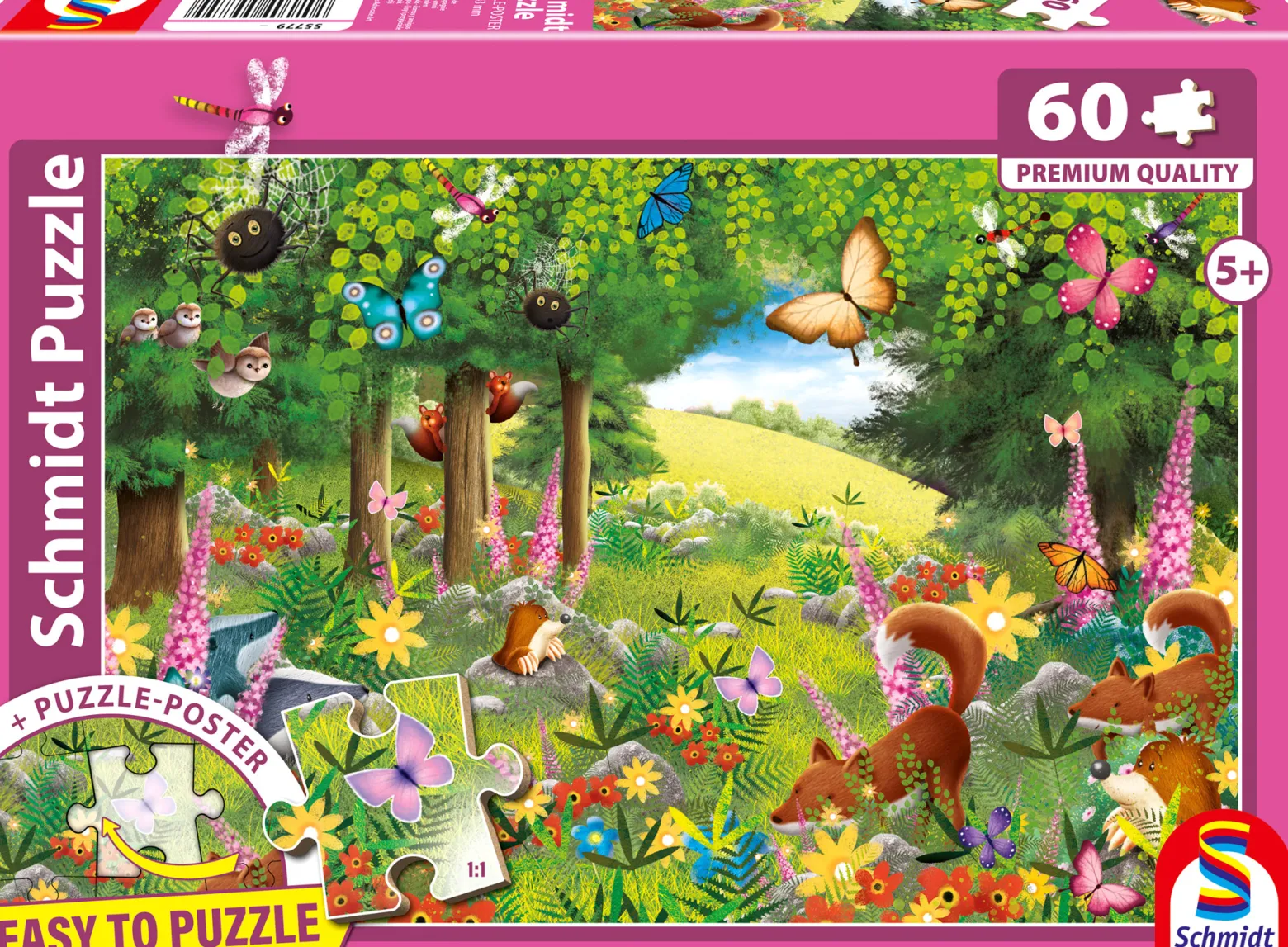 PQ Puzzle 60 el. Lisy i przyjaciele