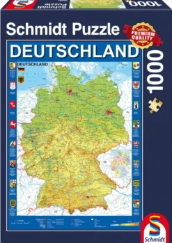 PQ Puzzle 1000 el. Mapa Niemiec