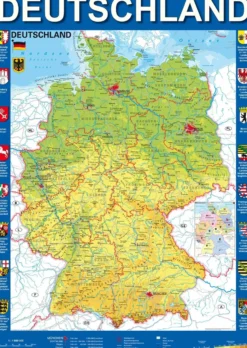 PQ Puzzle 1000 el. Mapa Niemiec