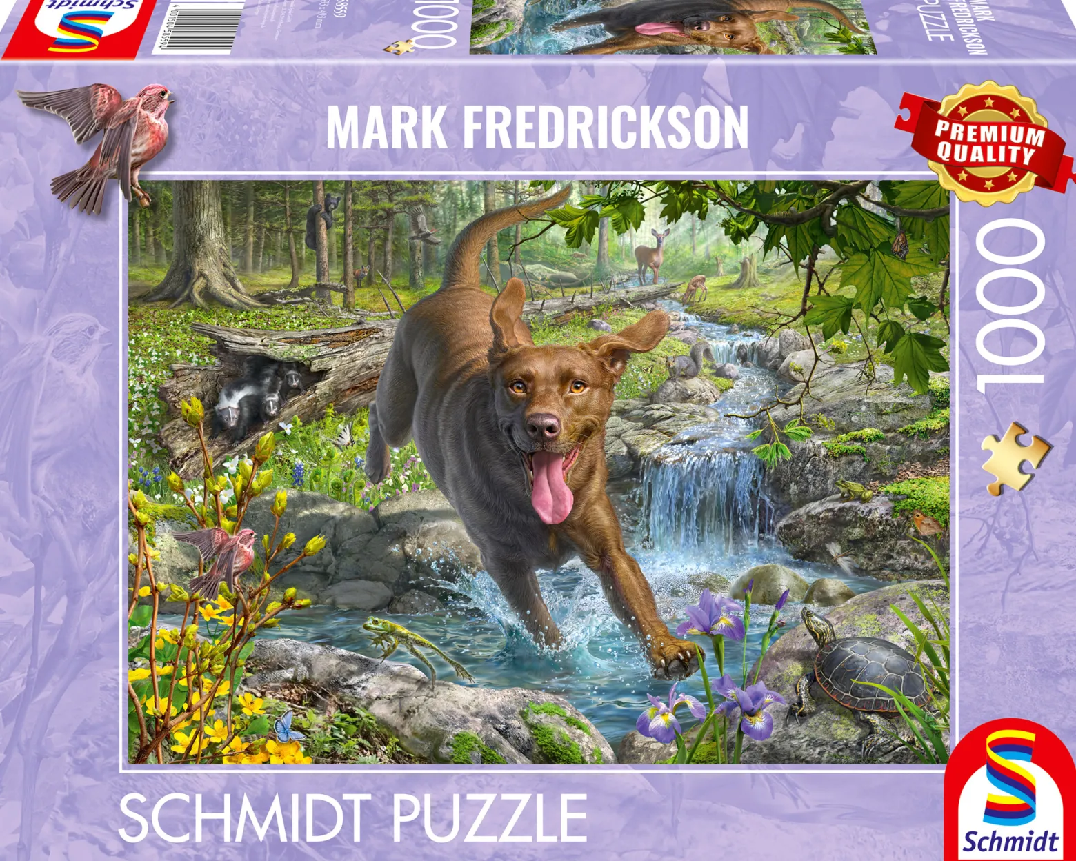 PQ Puzzle 1000 el. MARK FREDRICKSON Spacer z psem