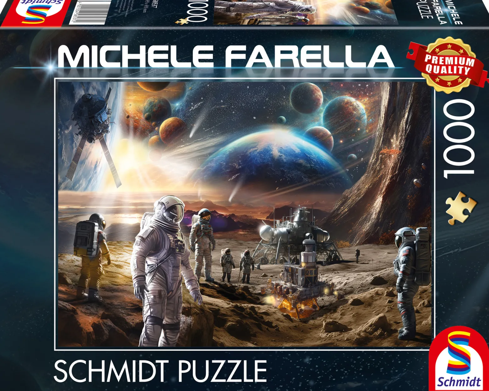 PQ Puzzle 1000 el. MICHELE FARELLA Misja kosmiczna
