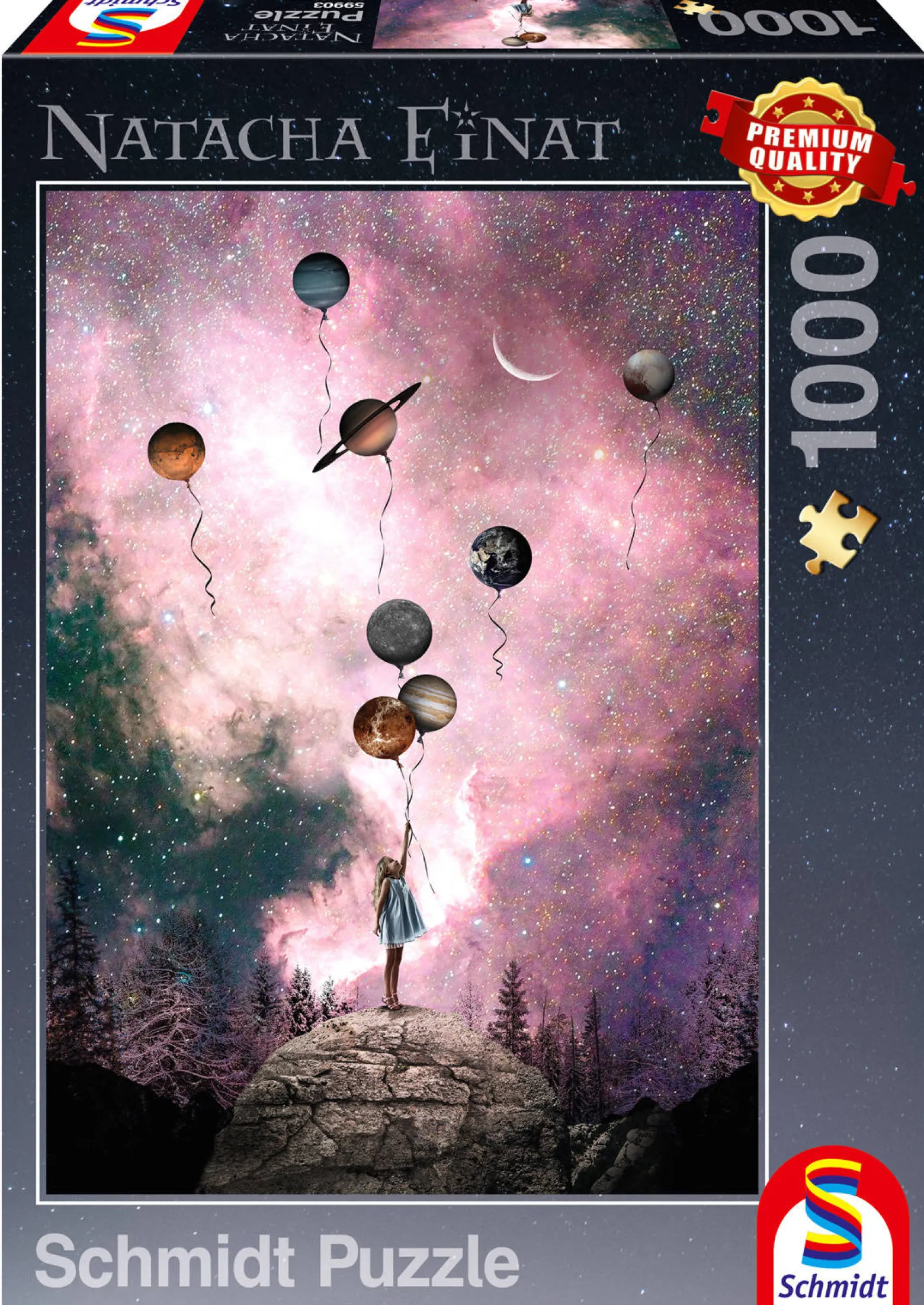 PQ Puzzle 1000 el. NATACHA EINAT Tęsknota za planetą
