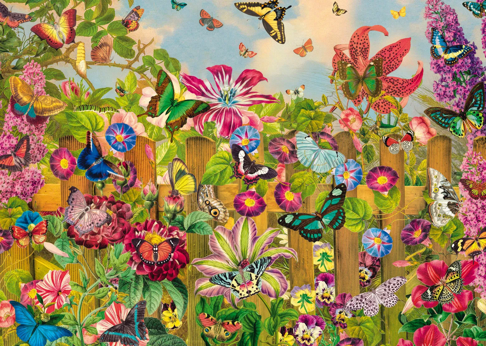 PQ Puzzle 2000 el. Ogród motyli