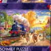 PQ Puzzle 1000 el. O psach, które ścigają się z koleją