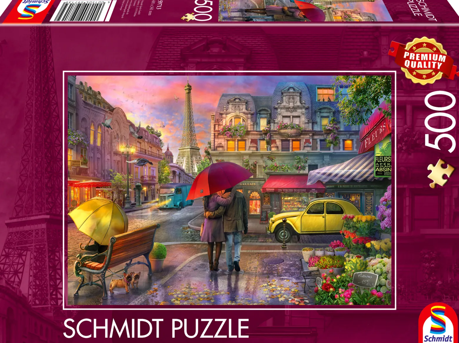 PQ Puzzle 500 el. Paryż w deszczu