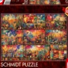 PQ Puzzle 2000 el. Podróże z książką i winem