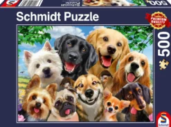 PQ Puzzle 500 el. Psy robią selfie