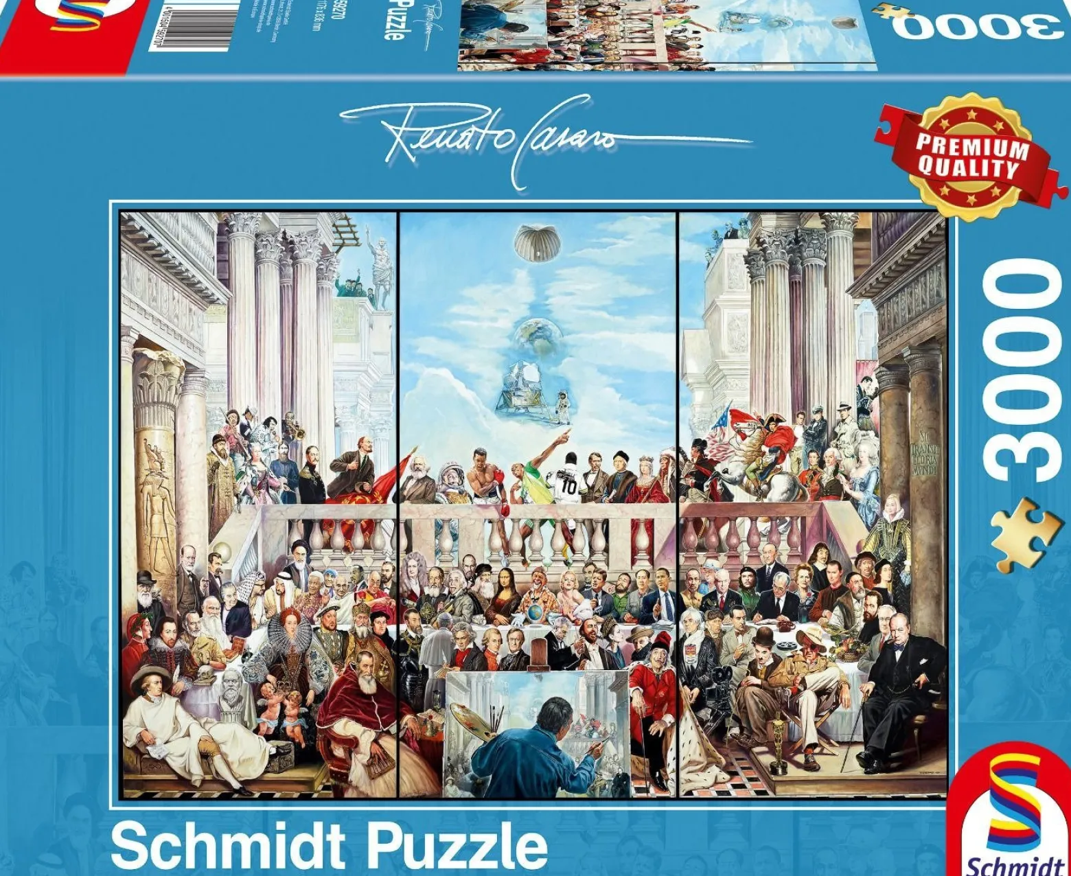 PQ Puzzle 3000 el. RENATO CASARO Tak przechodzi się do historii...
