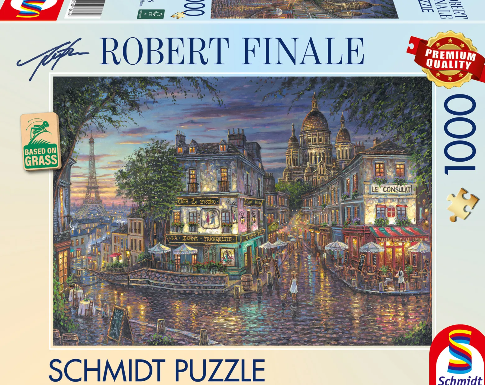 PQ Puzzle 1000 el. ROBERT FINALE Dzielnica Montmartre / Paryż / Francja
