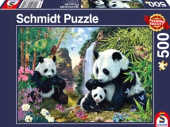 PQ Puzzle 500 el. Rodzina pand