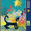 PQ Puzzle 1000 el. ROSINA WACHTMEISTER Kot w morzu kwiatów