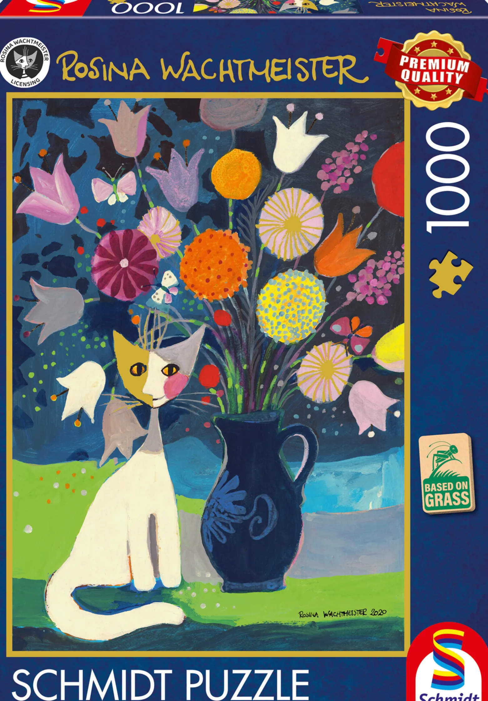 PQ Puzzle 1000 el. ROSINA WACHTMEISTER Biały kot