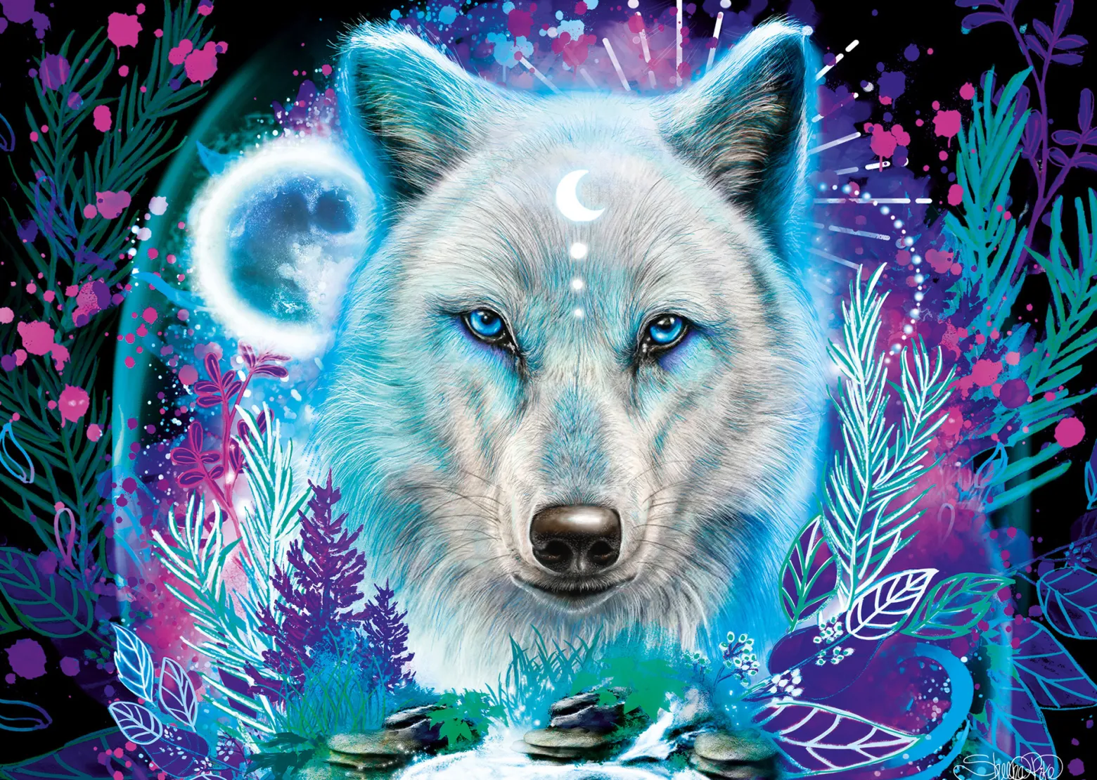 PQ Puzzle 1000 el. SHEENA PIKE Arktyczny wilk