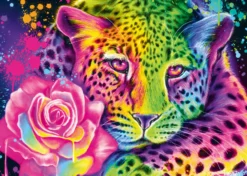 PQ Puzzle 1000 el. SHEENA PIKE Kolorowy lampart