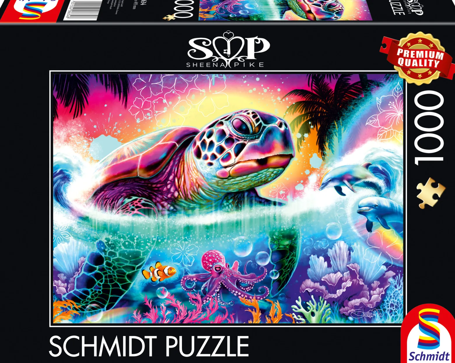PQ Puzzle 1000 el. SHEENA PIKE Żółw