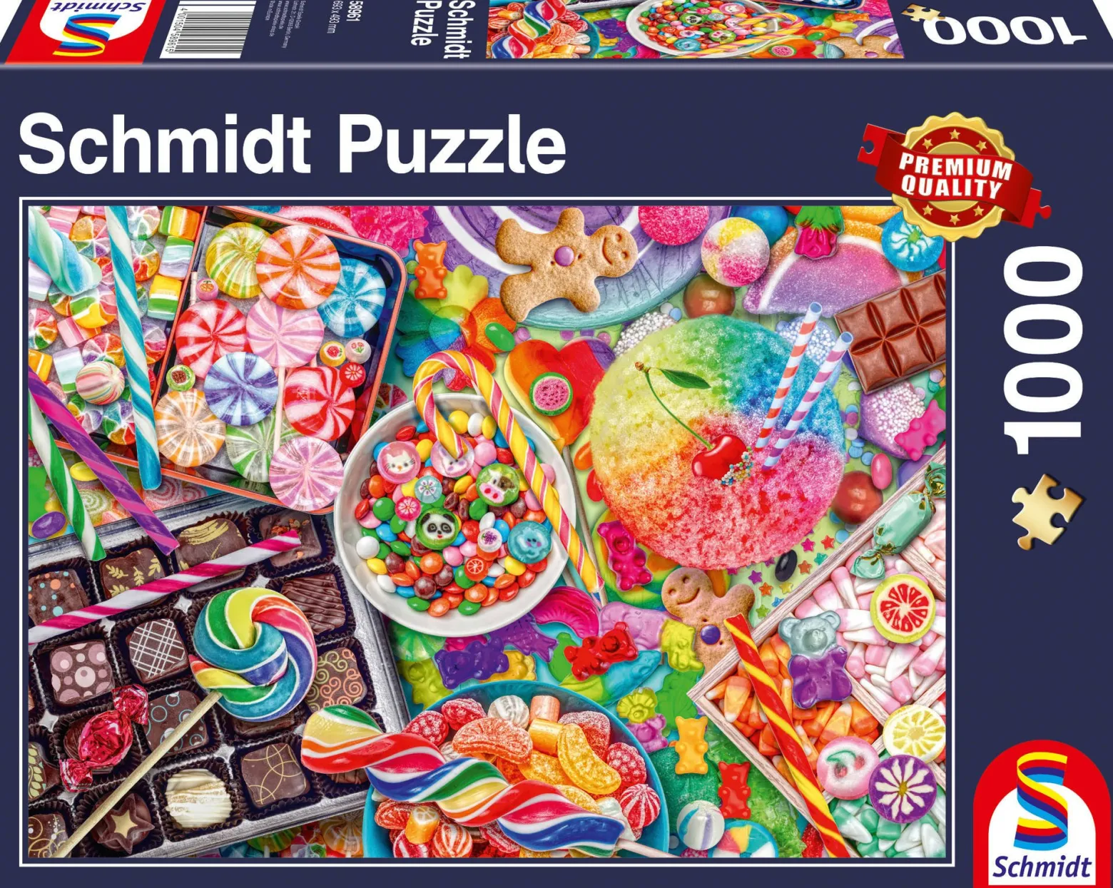 PQ Puzzle 1000 el. Słodycze