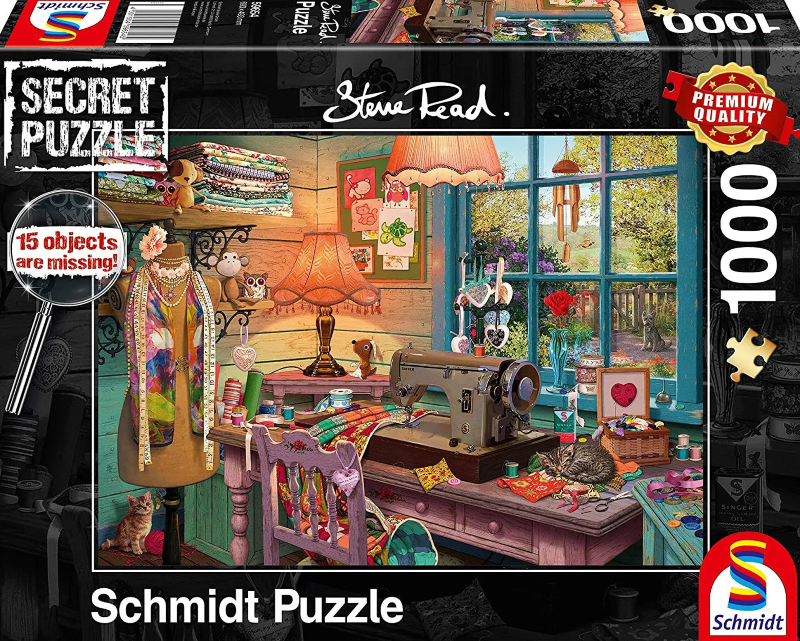 PQ Puzzle 1000 el. STEVE READ (Secret Puzzle) Szwalnia