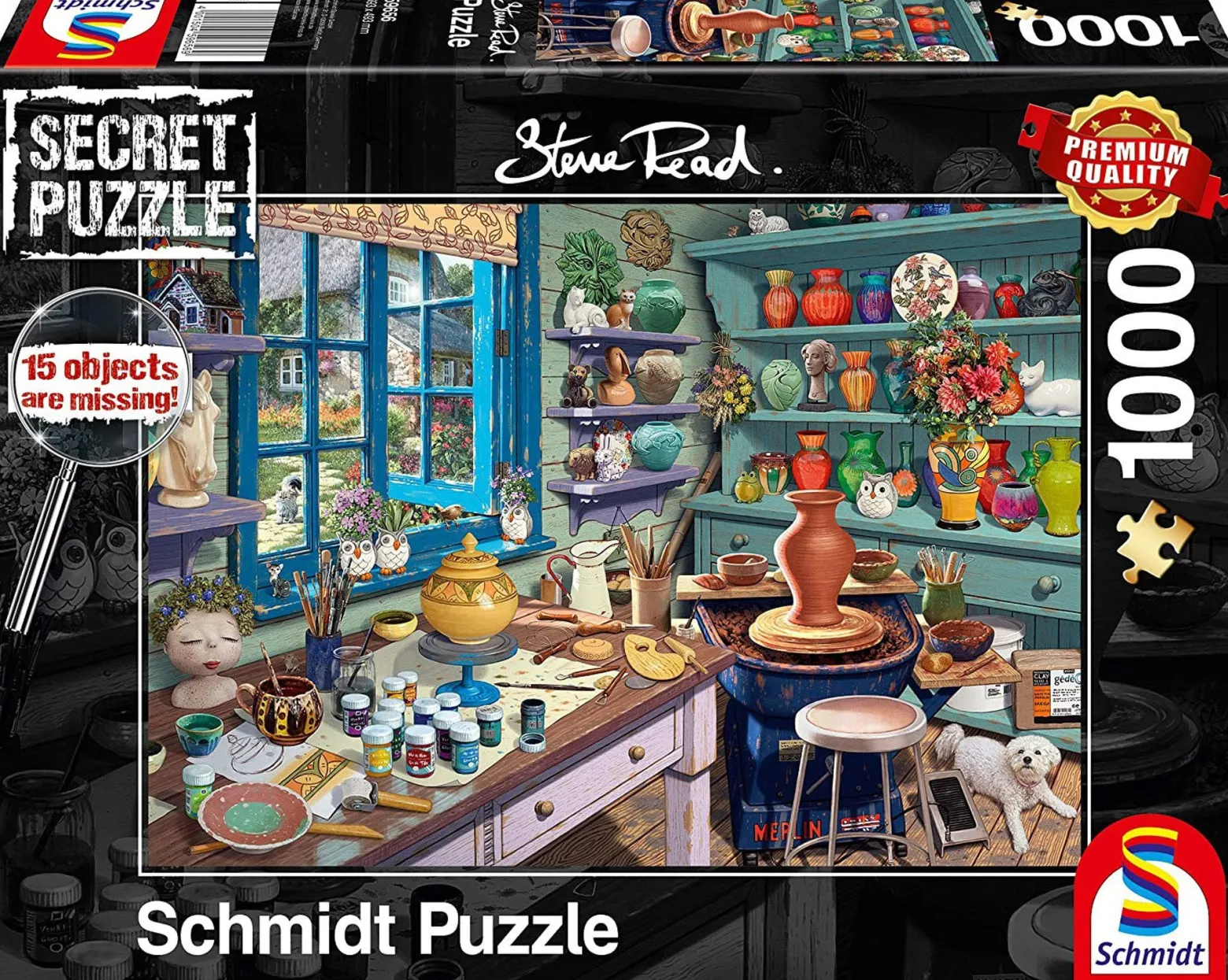 PQ Puzzle 1000 el. STEVE READ (Secret Puzzle) Pracownia artystyczna