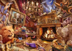 PQ Puzzle 1000 el. STEVE SUNDRAM Zwierzaki czytają książki (Story Mania)