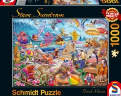 PQ Puzzle 1000 el. STEVE SUNDRAM Zwierzaki na plaży (Beach Mania)