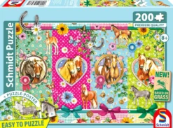 PQ Puzzle 200 el. Szczęśliwe konie