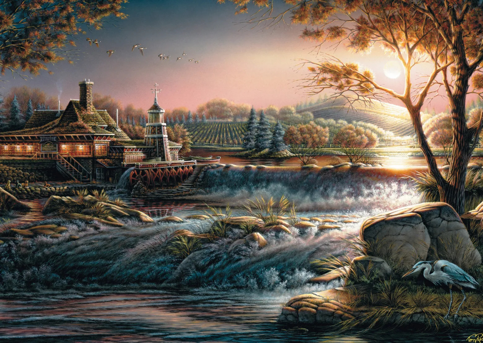 PQ Puzzle 1000 el. TERRY REDLIN Światła na peryferiach