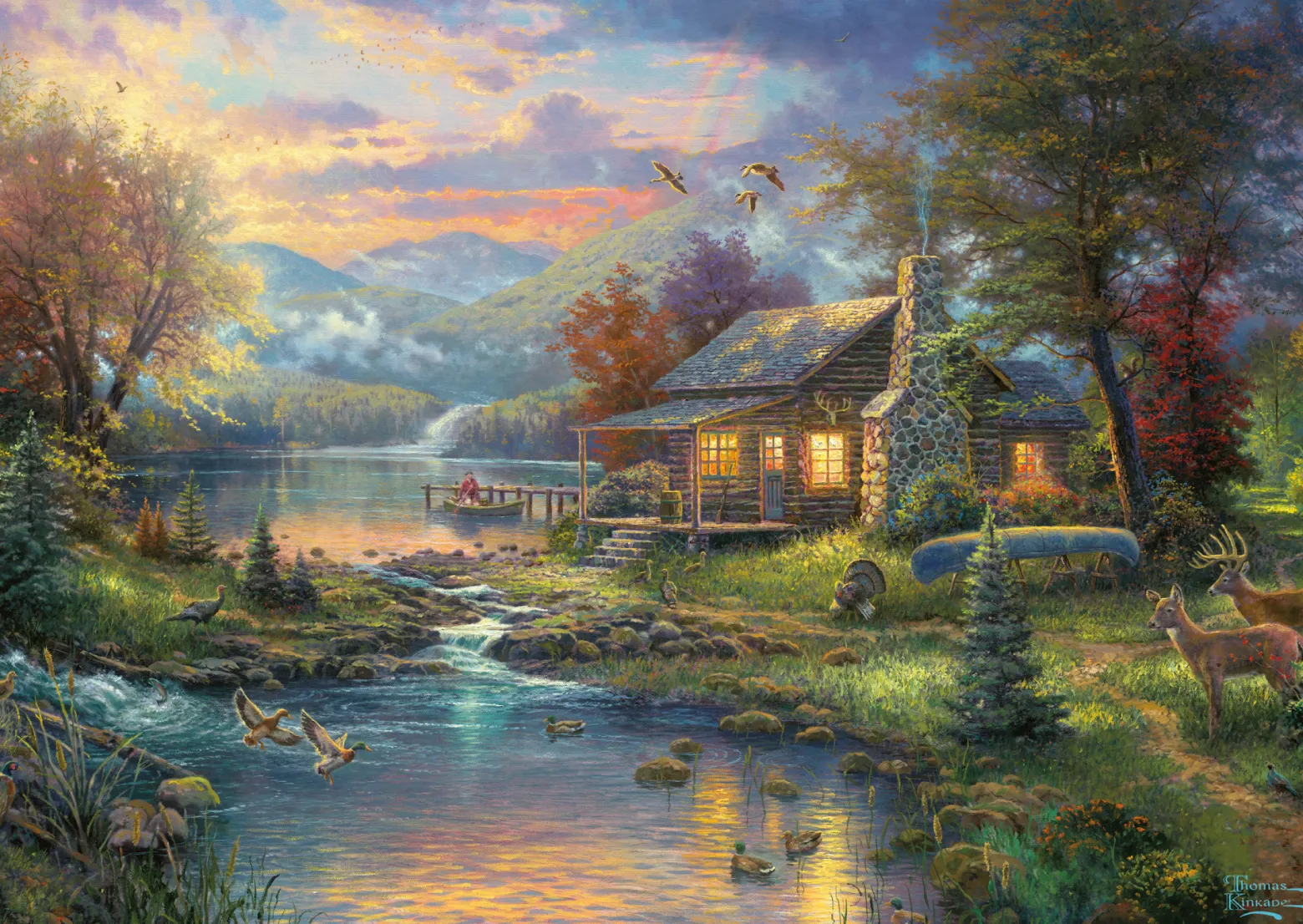 PQ Puzzle 500 el. THOMAS KINKADE Cud natury (puszka)